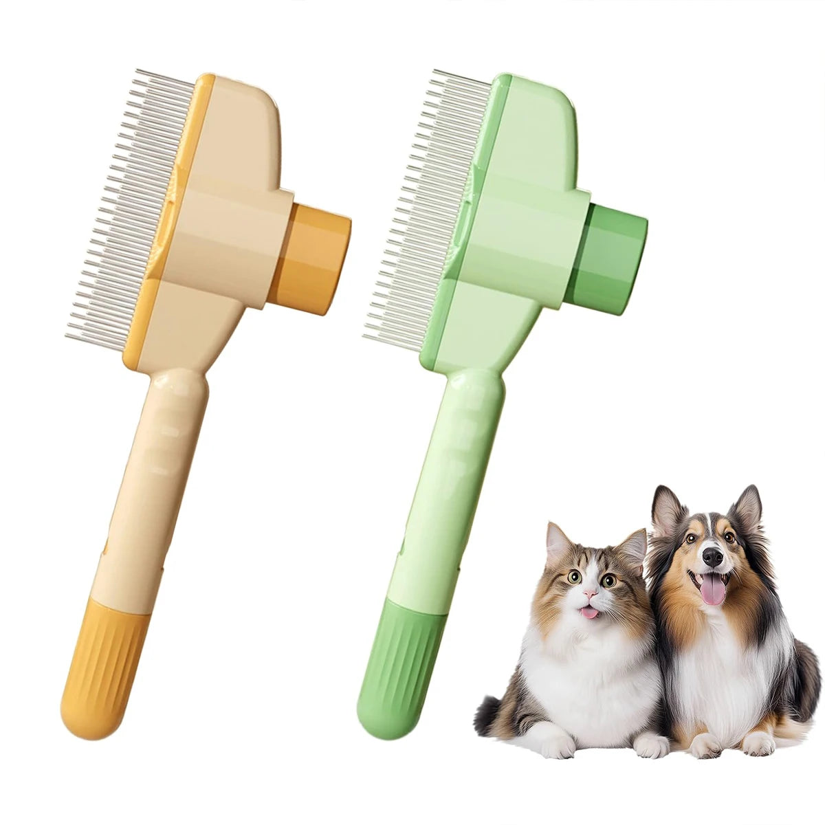 Self-Cleaning Detangling Comb for Cats & Dogs