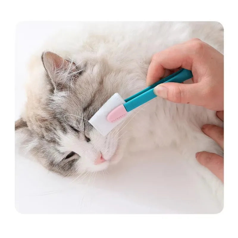 Pet Tear-Stain Cleaning Comb for Cats & Small Dogs