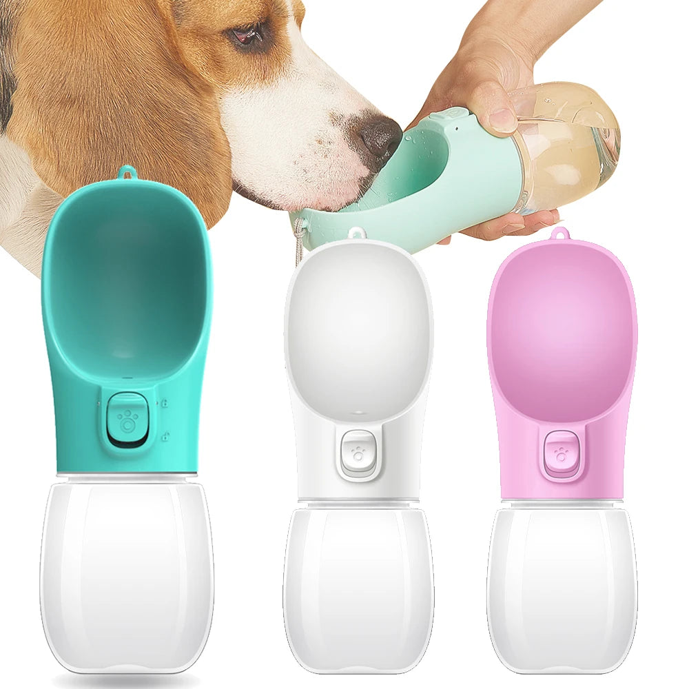Leakproof Portable Dog Water Bottle with Drinking Bowl