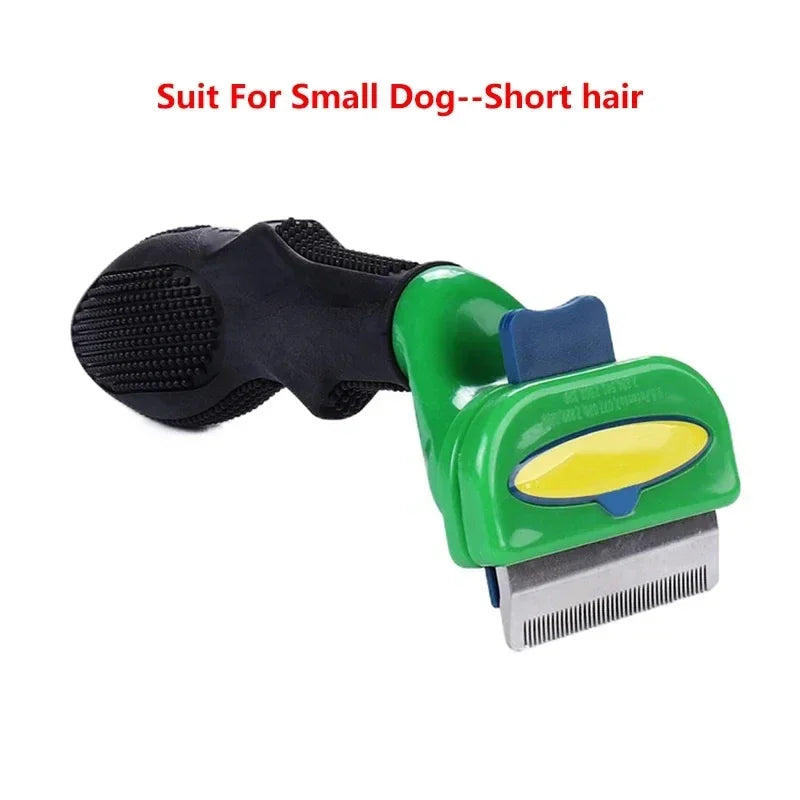 Self-Cleaning Pet Hair Removal Comb for Cats & Dogs