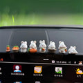 Minimalist Dashboard Bunny Decor – Electric Vehicle Interior Accessory