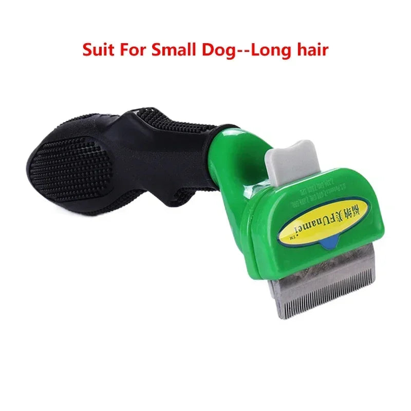Self-Cleaning Pet Hair Removal Comb for Cats & Dogs
