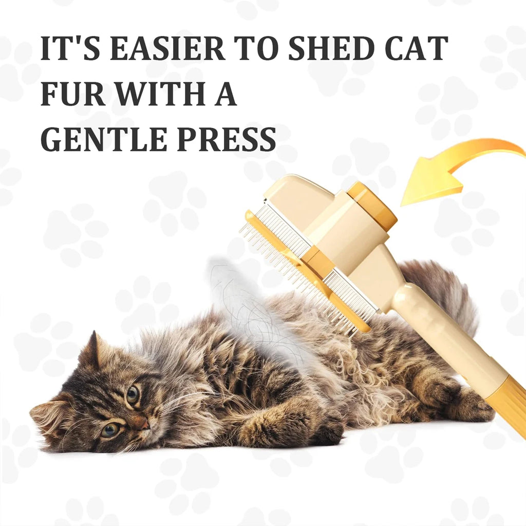 Self-Cleaning Detangling Comb for Cats & Dogs