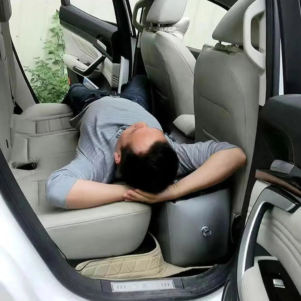 Inflatable Rear Seat Travel Bed – Compatible with Tesla Model 3/Y