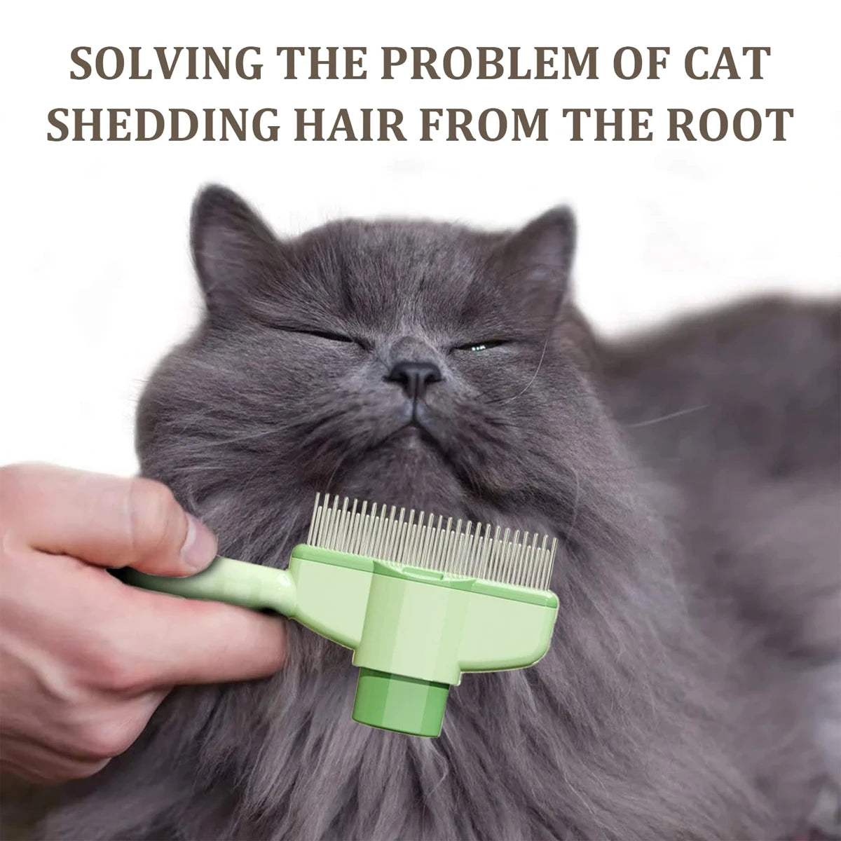 Self-Cleaning Detangling Comb for Cats & Dogs