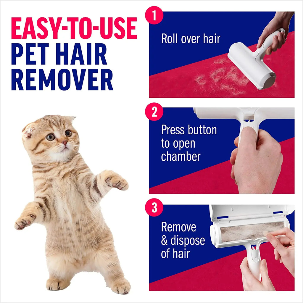 Reusable Self-Cleaning Pet Hair Remover Roller