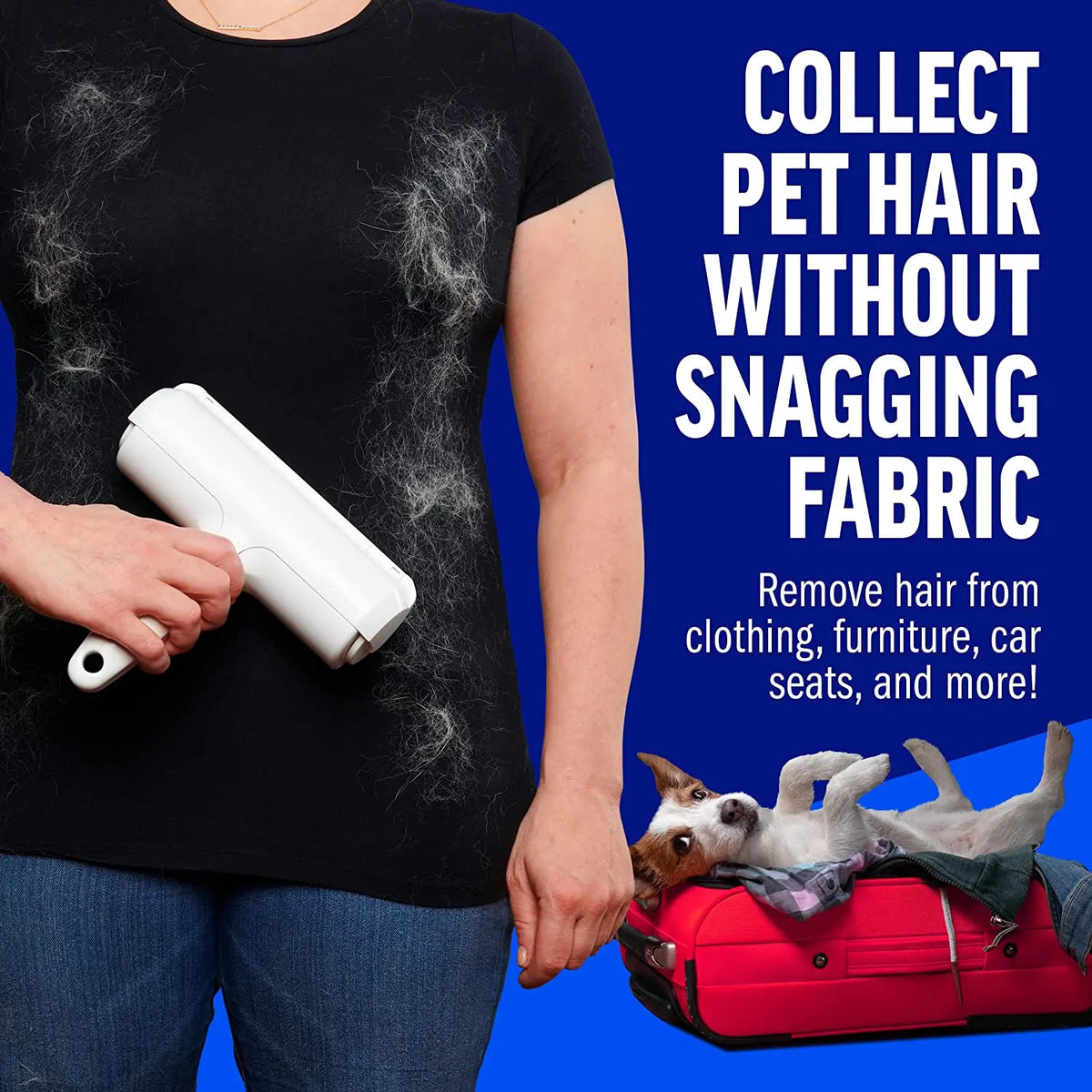 Reusable Self-Cleaning Pet Hair Remover Roller