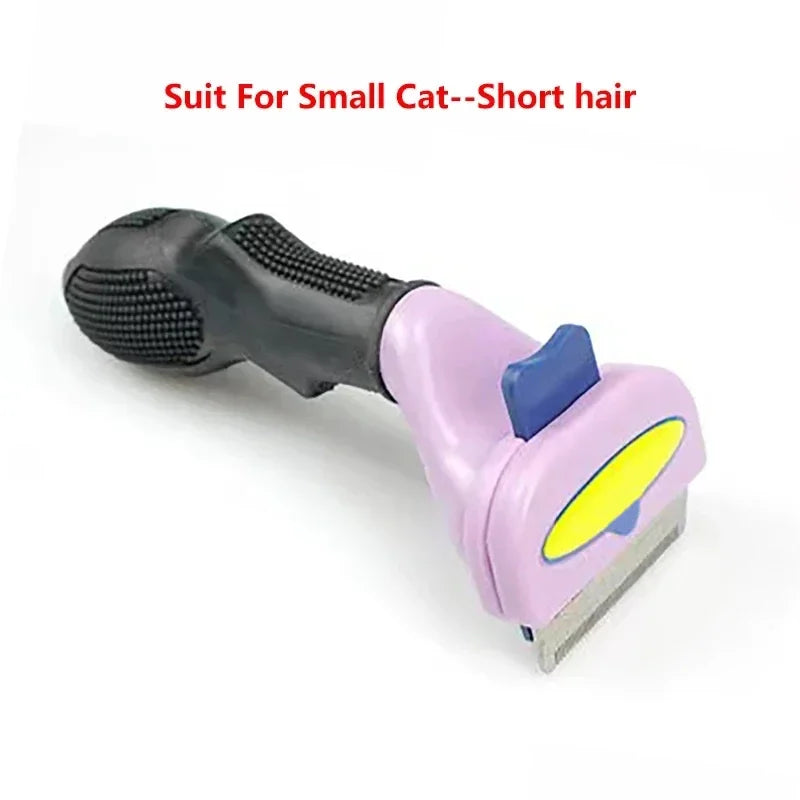 Self-Cleaning Pet Hair Removal Comb for Cats & Dogs