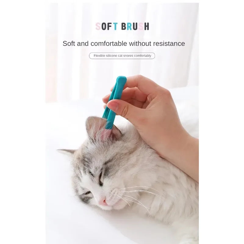 Pet Tear-Stain Cleaning Comb for Cats & Small Dogs