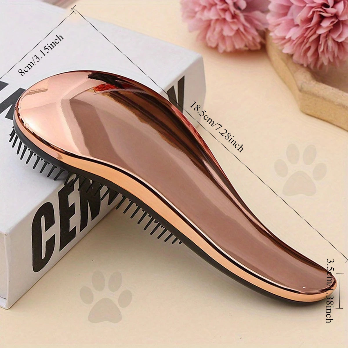 2-In-1 Dog Grooming Comb And Massage Brush Removes Hair And Relaxes Your Pet Perfect For Bath Time  Floating Design For Easy Use