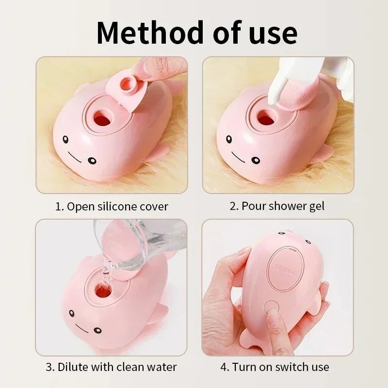 3-in-1 Steam Grooming Brush for Cats & Dogs