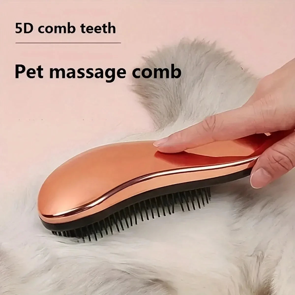 2-In-1 Dog Grooming Comb And Massage Brush Removes Hair And Relaxes Your Pet Perfect For Bath Time  Floating Design For Easy Use