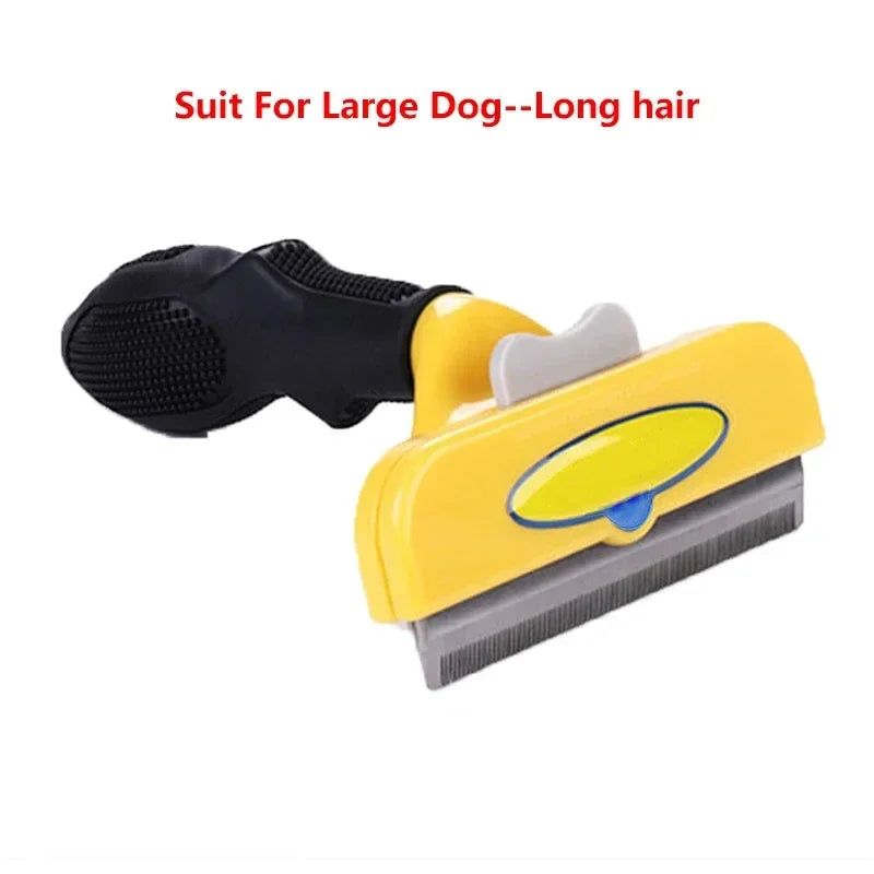 Self-Cleaning Pet Hair Removal Comb for Cats & Dogs
