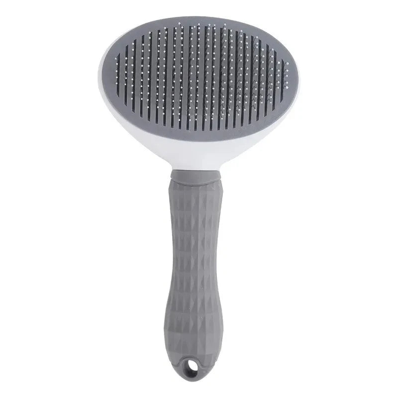 Self-Cleaning Pet Grooming Brush – One-Click Hair Removal